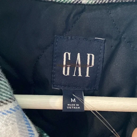 GAP-Plaid Quilted Shirt Jacket🎄